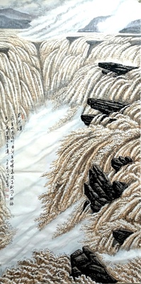江治安作品《黄河颂》