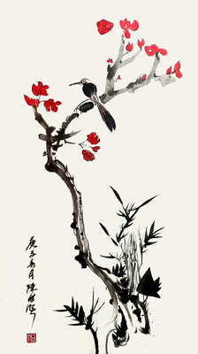 陈杰作品《梅花》