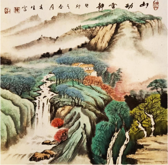 与大部分画家相同,陈春生先生的丹青技法